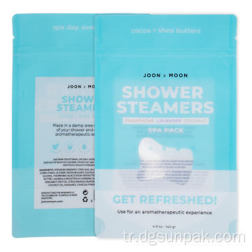 mylar kilitli GRS gıda fermuarlı çanta